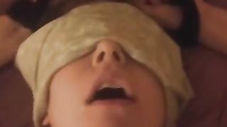 Amateur Blindfolded GF used by Stranger