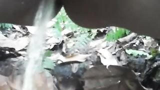 BIG ASS WIFE Doggy in JUNGLE Risky OUTDOOR