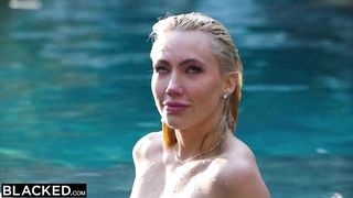 BLACKED Sexy Blondes Elsa Jean & Ivy Wolfe Share Huge BBC