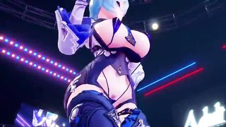 【MMD R-18 SEX DANCE】EULA HOT DANCE SWEET ASS HARD AND INTENSE SEX おいしいセックス [MMD]