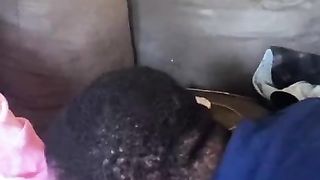 Ebony BBW Blowjob and Backshots