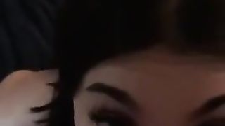 Ur Lil Emo GF w Huge Tits gives u a Messy Blowjob