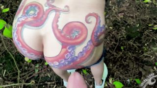 Quick Amateur Fuck in the Wood