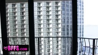 Five Sexy BFFs Celebrate the Spring Break by Shearing Cock