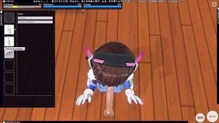 3D HENTAI OVERWATCH POV D.VA Blowjob
