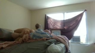 Caught getting Pussy Destroyed by Tattoo Muscle Stud on Camera