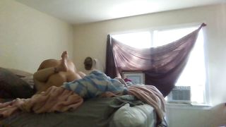 Caught getting Pussy Destroyed by Tattoo Muscle Stud on Camera