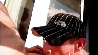 White Thug Sucks Rich Man on Cruise ship