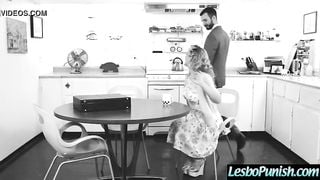 Lez Teen Girl (aaliyah&cherie) Get Toy Punish By Mean Lesbo movie-01