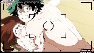 Midoriya fucks Uraraka (Boku no hero Academia HENTAI)