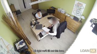 LOAN4K. Alex was never at casting and had no sex on porpose before