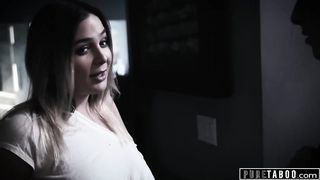 PURE TABOO Blair Williams Tricks Momma's Boy StepBro into Fuck!