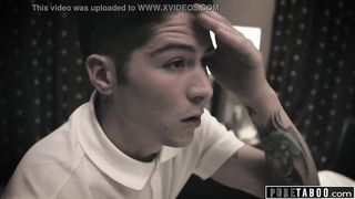 PURE TABOO Blair Williams Tricks Momma's Boy StepBro into Fuck!