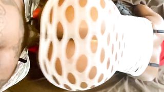 Booty bouncing on a dick backshot