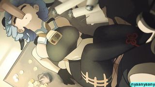 ganyu spitroasted and creampied