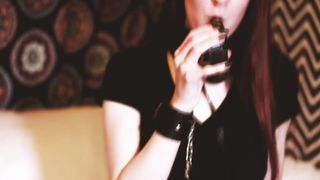 Tommy Chong Uses Toy On Petite Redhead While She's On Her Period