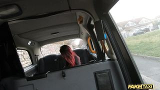 Fake Taxi Cindy Shine pays for cleaning bill with her pussy