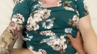 Wife said cum inside me before I go out to dinner