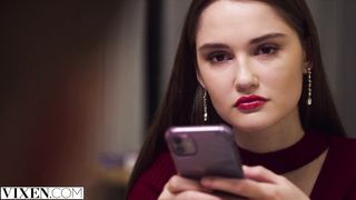 VIXEN Ski bunny Sonya has passionate sex in the Alps