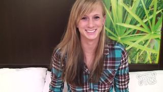 Brand New Blonde Gets Creampied