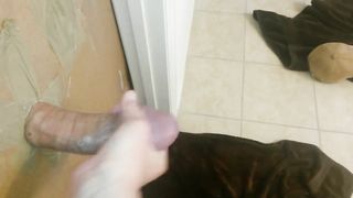 Homemade gloryhole big cock