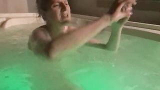 stepmom straps off & flashes