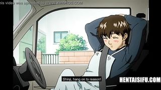 Pro Stain Remover Helps Japanese MILFs With Sex Stains (ENG SUB HENTAI)