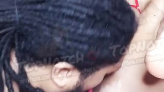 Daddy Eating & Sucking Cream Out Of Pretty Phat Ebony Pussy