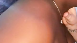 Sexy BBW dominates white dick