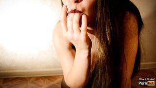 18yo Slut in High Heels Stockings Masturbates her Tight Pussy in Amateur video |Alicee in Sexland|