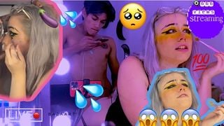 Asian FREEUSE fucks amateur wife while she livestreams a makeup tutorial