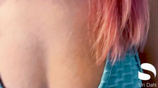 slutty Siri lets the weed delivery guy fuck her big ass 