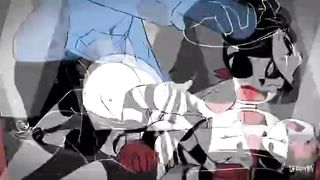 Оттягивается  с милфами мимами горячий мультик