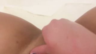 Masturbating in the shower with someone home