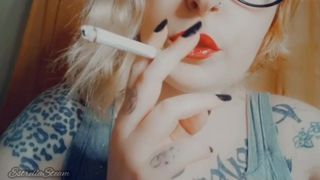 Smoking near the camera