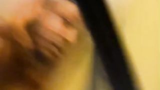 Slim tatted flexible ebony can't handle dick sneak preview