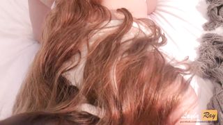 Teen Babe Rides Daddy`s Dick and Gets a Load Creampie - Layla Ray