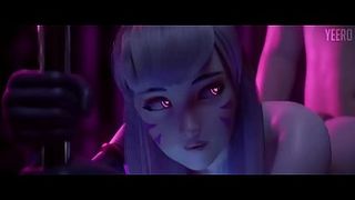 D.va streaptease hentai
