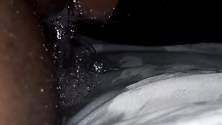 Handcuffed submissive slut keeps dick in her mouth