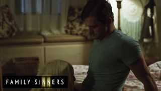 Family Sinners - Two Naughty Step Siblings Kenzie Reeves And Nathan Bronson Cum Together