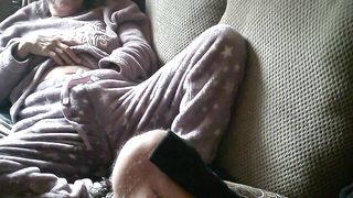 As She Fingers Her Pussy, I couldn't resist, so I Throat Fuck Her and We Cum Together...