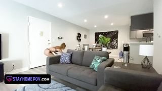 StayHomePOV - Sexy Slender Girl Bounces Her Perfect Ass On Her Boyfriend's Dick - Full Movie