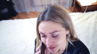 Hot bitch talks to her husband on the phone while her best friend fucks her-DozzaZanoza