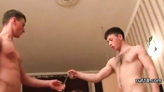 DP with extreme deep throating bdsm