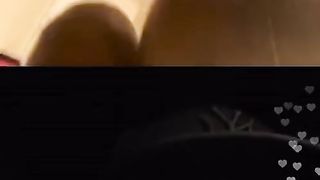 Ebony Milf squirt on Instagram Live