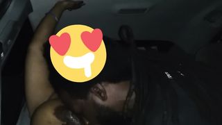 GORILLA PUNCHER SUCKING ON EBONY FREAK BIG OL TITTIES IN 2021 CHEVY MALIBU!!!!