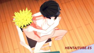 Boruto Naruto Hentai 3D - Sarada boobjob and Fucked by Naruto - Hentai 3D