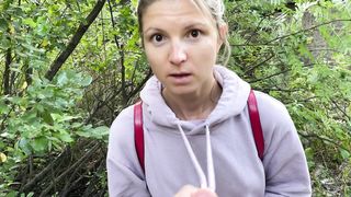 A refugee-girl was caught and fucked for illegal outdoor pissing! (Part 1)