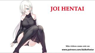 JOI hentai with Elizabeth, from the anime "the 7 deadly sins", in Spanish.
