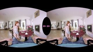 18VR Your Redhead Stepsister Anna Swix Seduces You VR Porn
